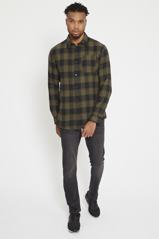 jeans coup slim noir pour homme jack & jones