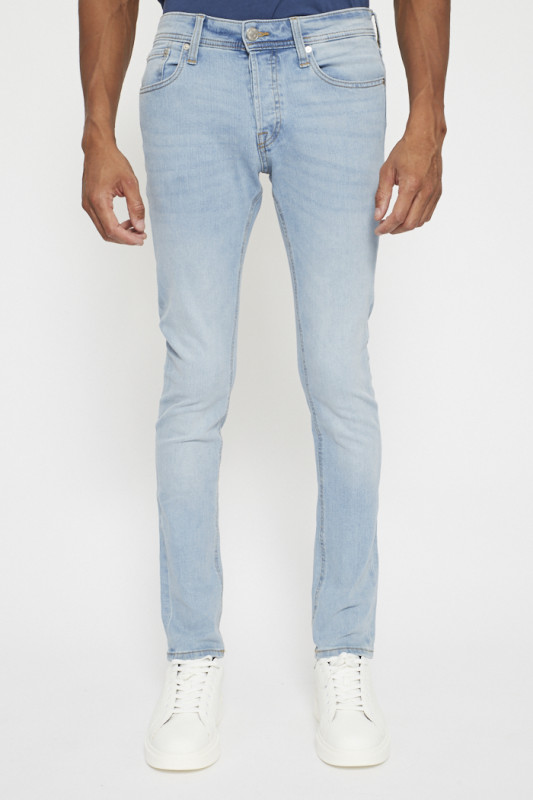 Jeans bleu denim pour homme coupe slim