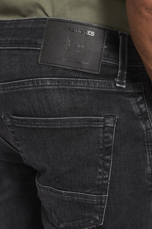jeans slim noir 5 poches jack & jones