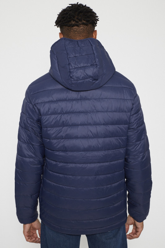 Doudoune fine bleu marine