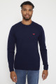 Pull en laine bleu marine