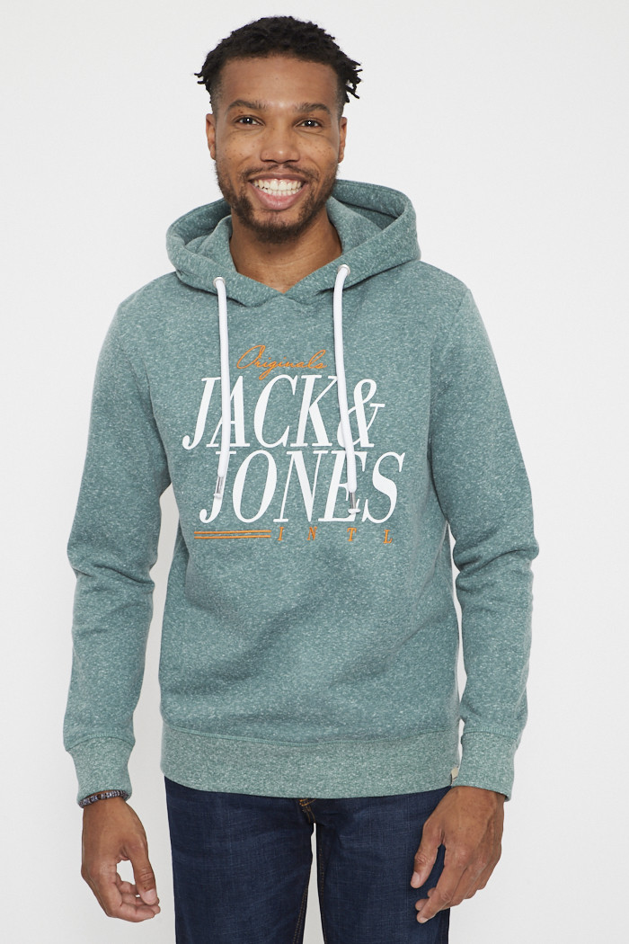 Sweat bleu marine à capuche Jack & Jones