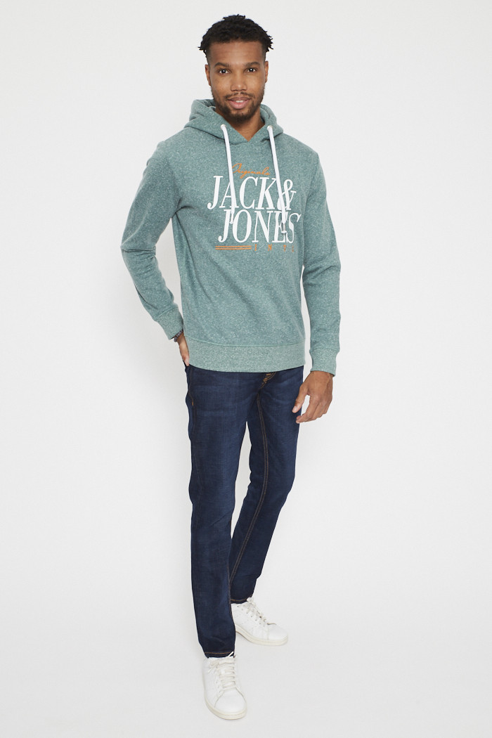 JACK & JONES Sweatshirt à Capuche Noir Homme