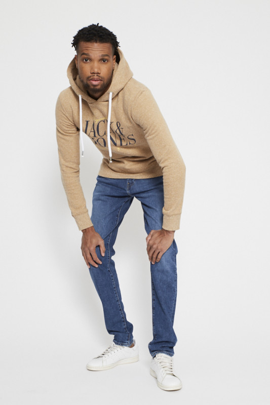 jeans sim levi's homme en coton bleu denim