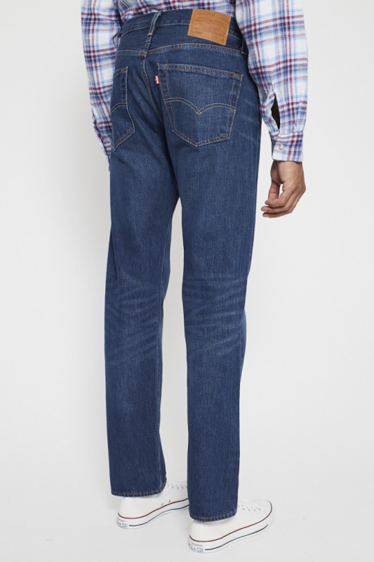 jeans levi's coton mélangé coupe droite