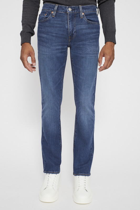 jeans bleu foncé coupe slim levi's