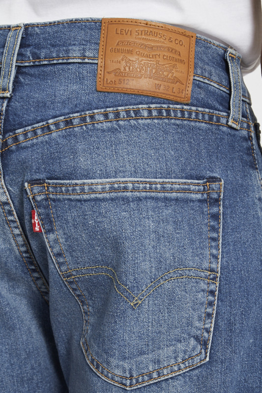 jeans levi's coupe slim taper bleu denim