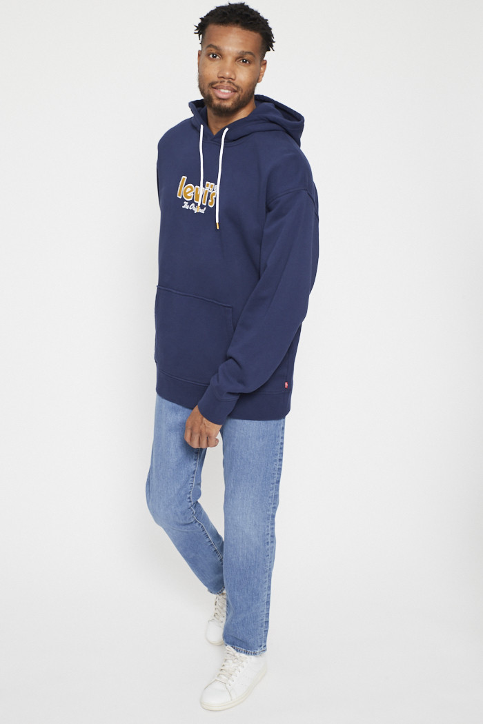 LEVI'S HOMME MAIN Poche Pull Capuche Pull Imprimé Graphique Sweat