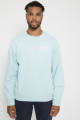 Sweat bleu col rond