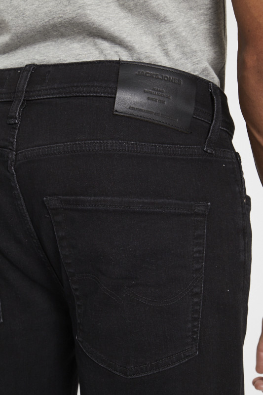 jeans jack & jones coupe fuselée couleur black denim