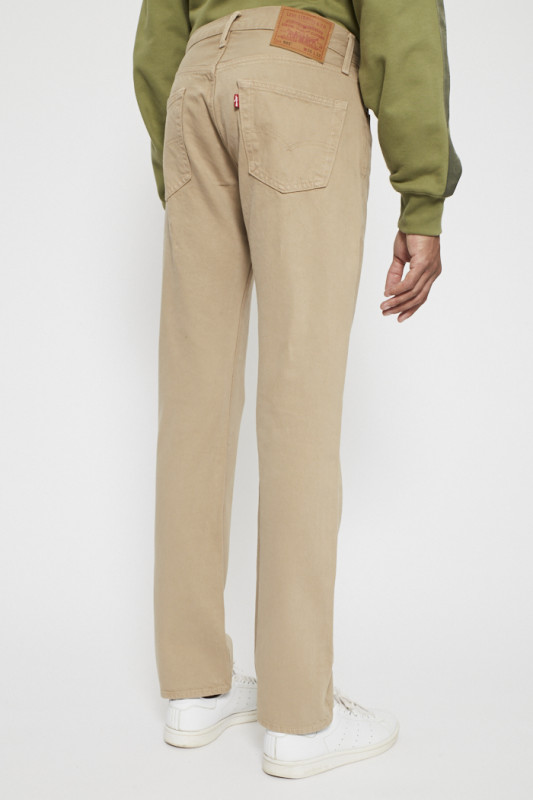 jeans en toile beige levi's