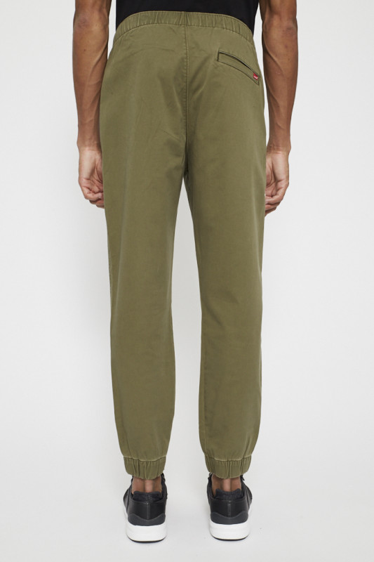 chino vert jogger en toile levi's