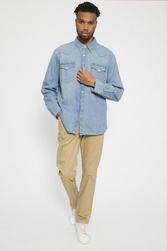 Chemise en jean pour homme