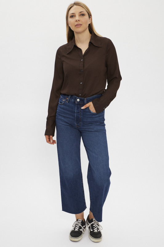 jeans femmes coupe droite modèle ribcage