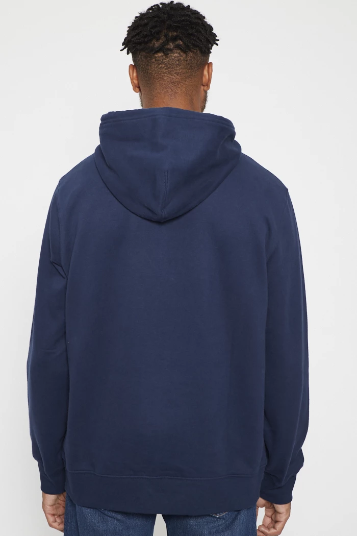 Sweat à Capuche Homme Menemsha Blues 1/4 Boutonné - Gris Foncé - Taille S