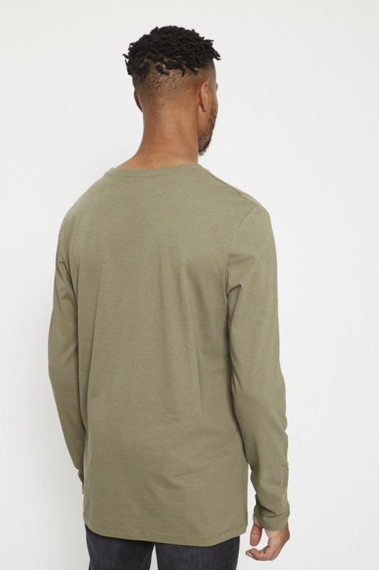 T-shirt kaki pour homme Jack & Jones