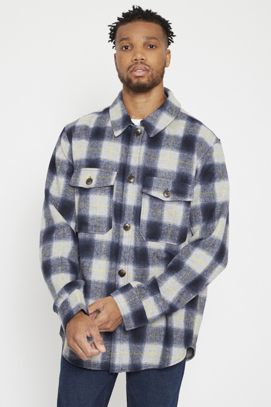 surchemise homme en coton mélangé Jack & jones