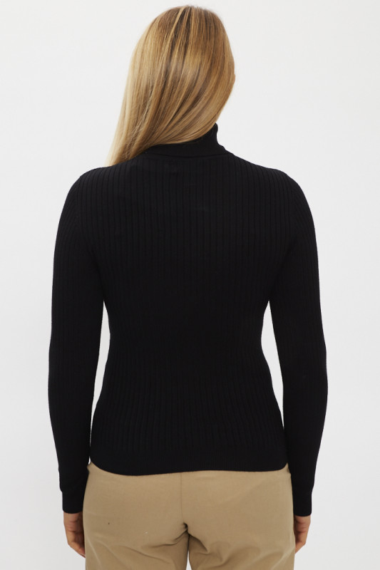 Pull pour femme côtelé