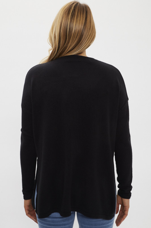 Pull only noir basique