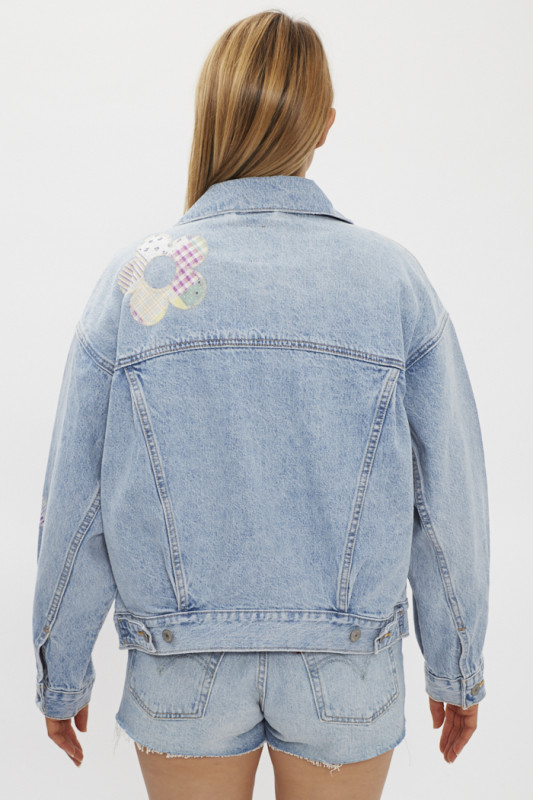 Veste 90s trucker pour femme