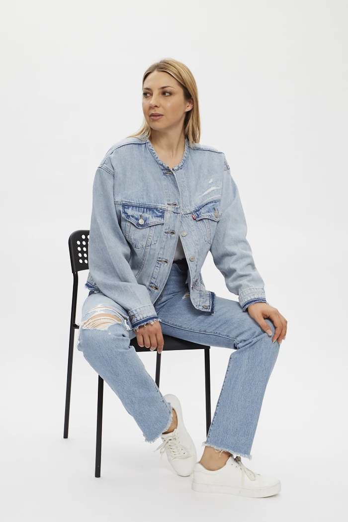 En Jean Veste Femme Taille 54 Veste En Jean Femme Taille 54 Veste - Main Image