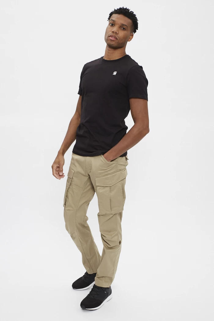 pantalon cargo homme kaki foncé