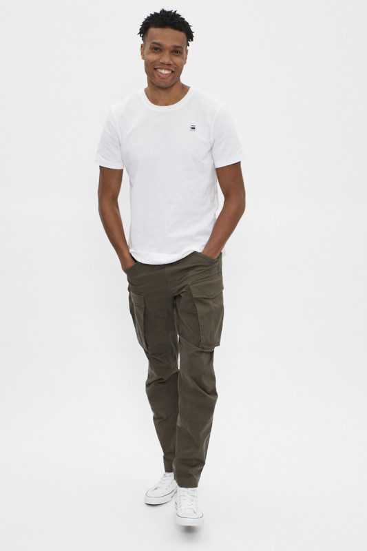 T-shirt blanc manches courtes G-star