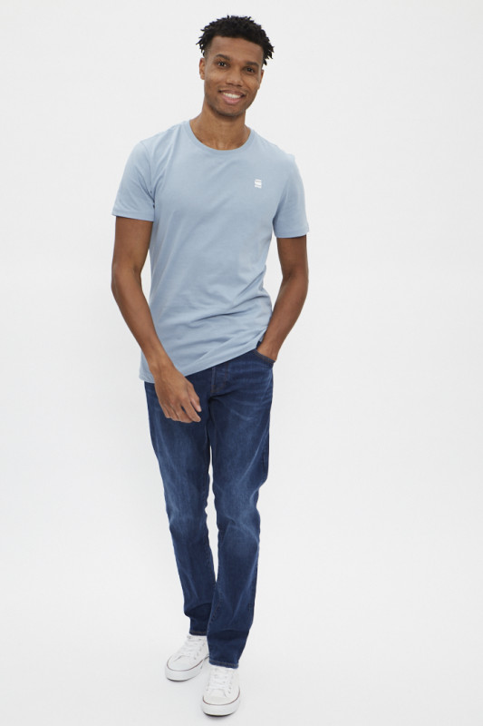 Jeans pour homme coupe slim en coton