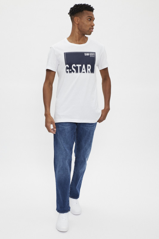 Jeans homme 3301 en coton