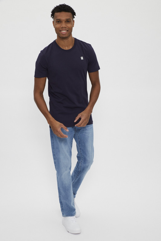 Jeans pour homme 3301 straight bleu clair