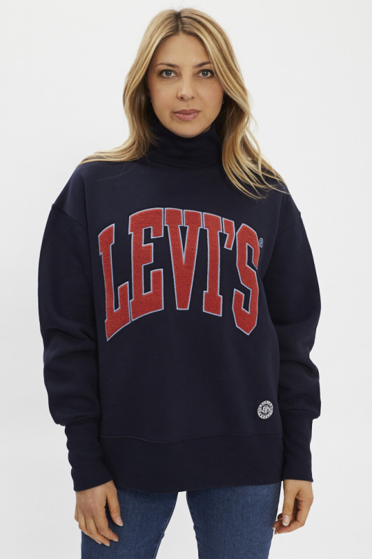 sweat femme à col roulé levi's