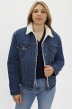 Veste en jean Sherpa Trucker