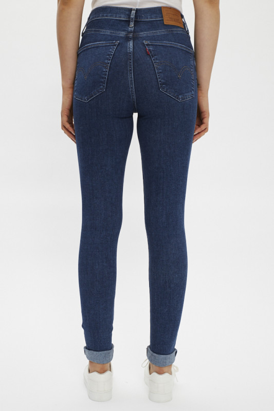 jeans super skinny pour femme bleu indigo