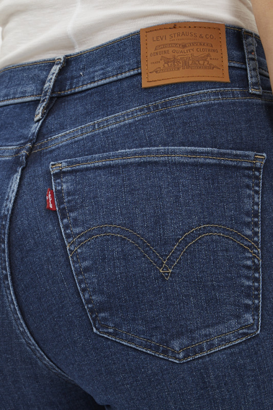 jeans levi's super skinny taille haute modèle Mile High