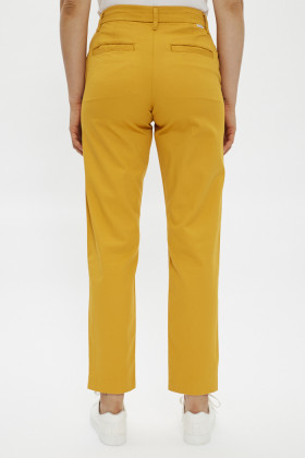 chino orange en coton mélangé pour femme levi's
