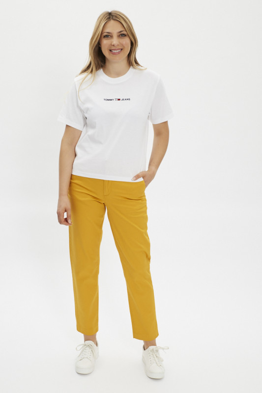pantalon chino orange pour femme levi's