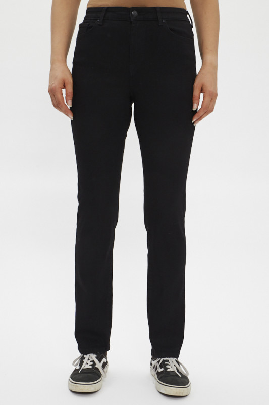 jeans noir coupe slim pour femme Only