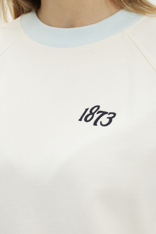 sweat manches courtes vintage en coton Levi's pour femme