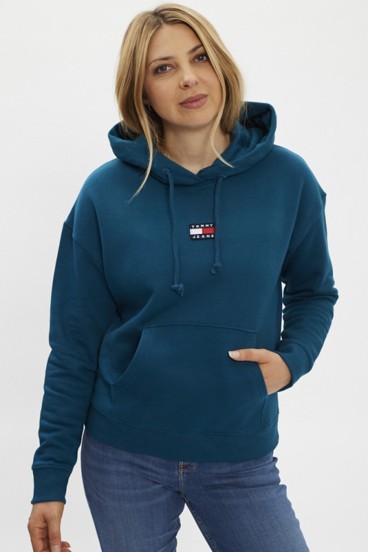 sweatshirt bleu navy pour femme avec capuche Tommy Hilfiger