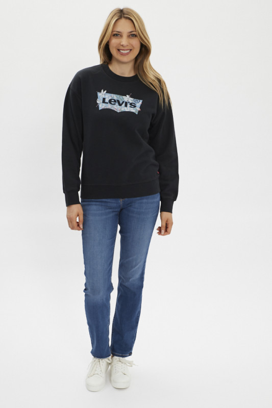 sweatshirt noir pour femme Levi's