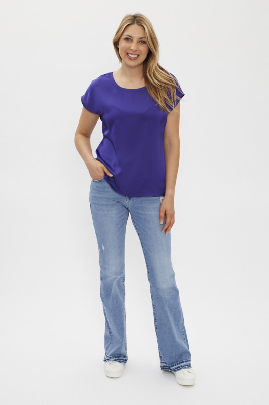 Jeans 726 évasé taille haute pour femme effet délavé Levi's