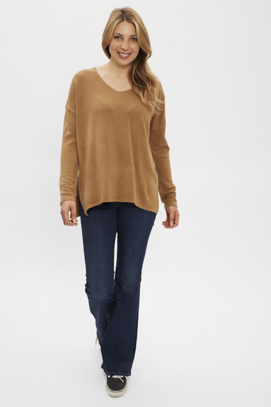 Jeans 726 High Rise Flare bleu foncé en coton et élasthanne Levi's