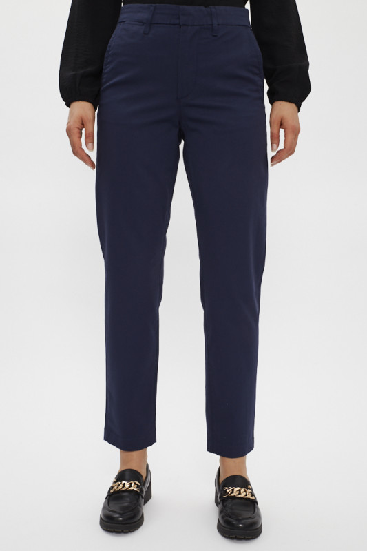 Chino Black Iris en coton et élasthanne