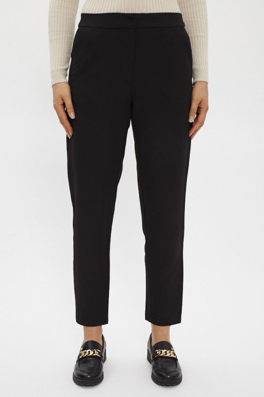 Pantalon Chino classique noir femme Jacqueline de Yong