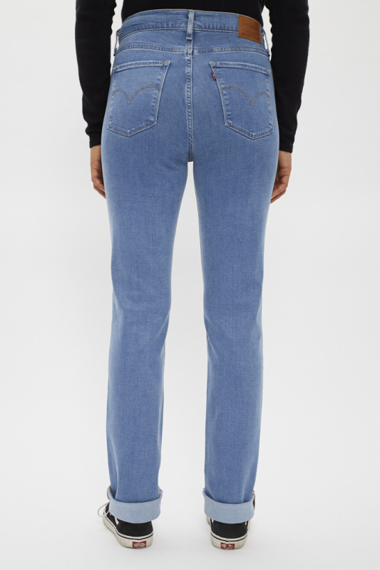 Jeans 724 coupe droite bleu délavé Levi's