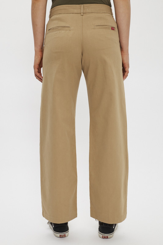 Pantalon Baggy kaki/beige femme Levi's