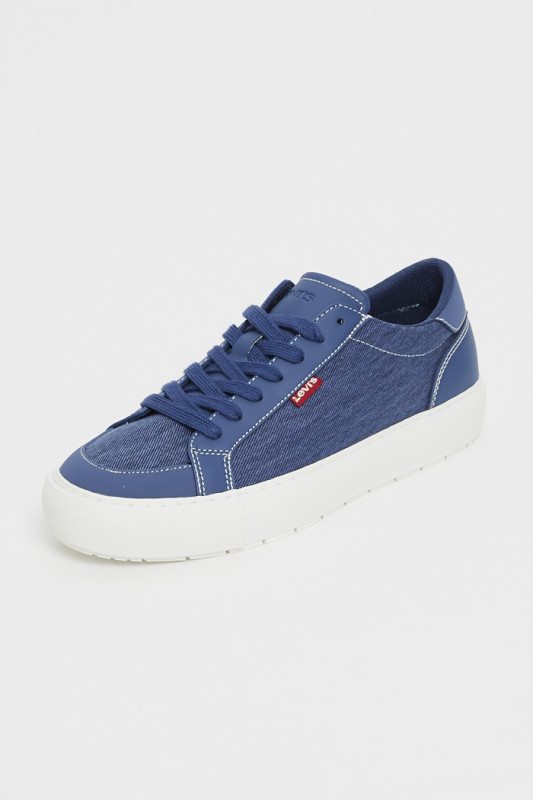 Sneakers Woodward bleu jean marque levi's homme