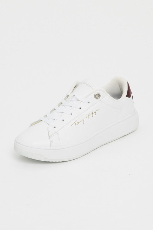 Sneakers blanches en cuir pour femme