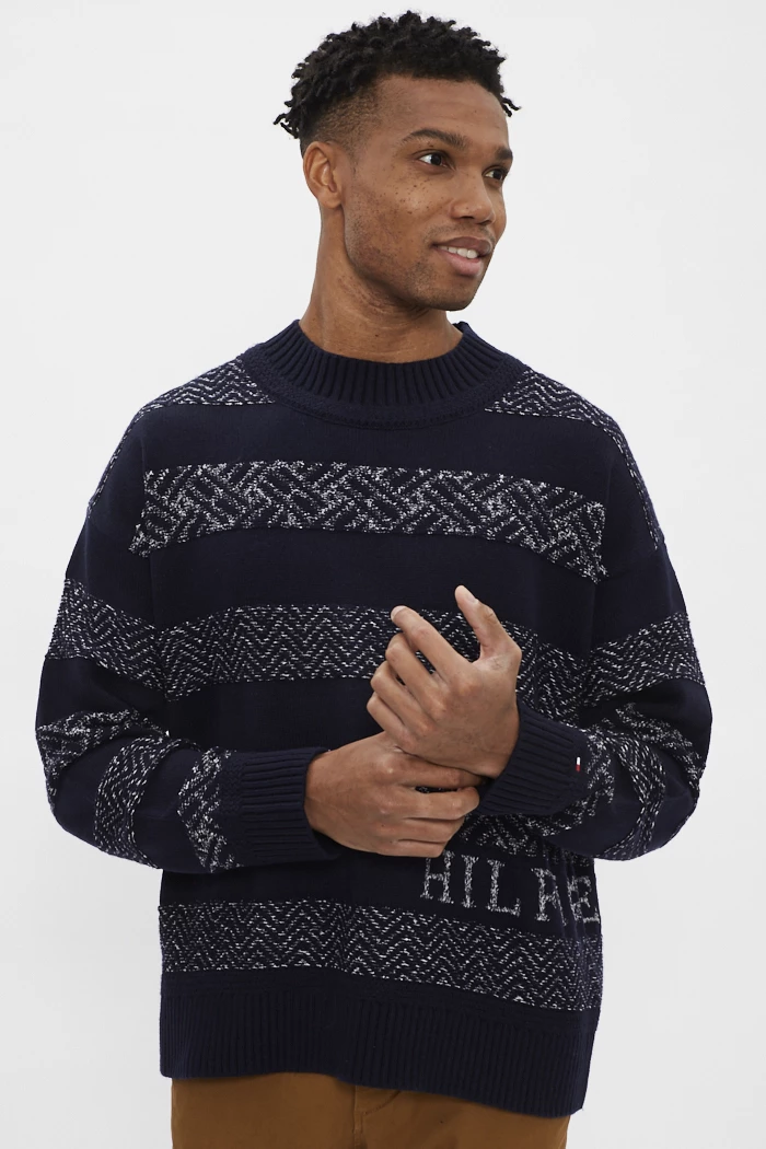 Pull Tommy Hilfiger Homme CASHMER Bleu