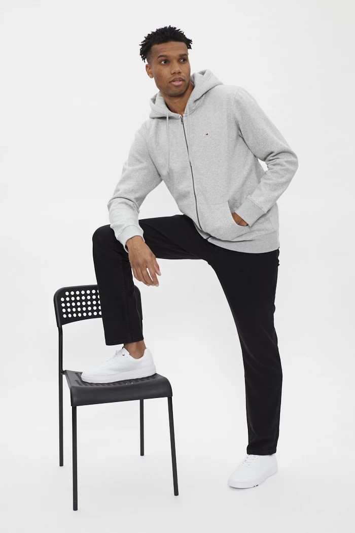 Sweat Zippé Sweat Homme Hilfiger Sweat à Capuche Zippé Gris Homme